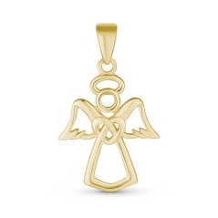 Andělský přívěsek Auriel ze žlutého zlata