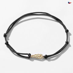 Zlatý náramek s křídlem 266002